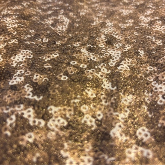 LIVI ACTIVE LEGGINGS 14/16 GOLD, SILVER AND WHITE SHIMMER EXCELLENT CONDITION - Picture 3 of 6